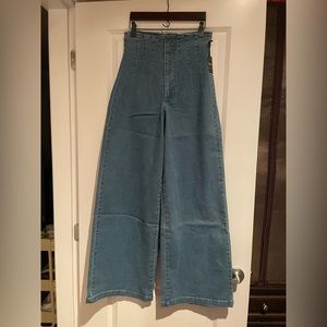Forever 21 High-Rise Wide-Leg Jeans